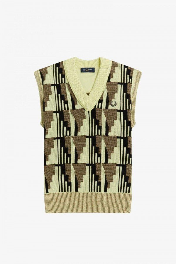 Jacquard Knitted Tank Knitwear Jacquard Knitted Tank Knitwear