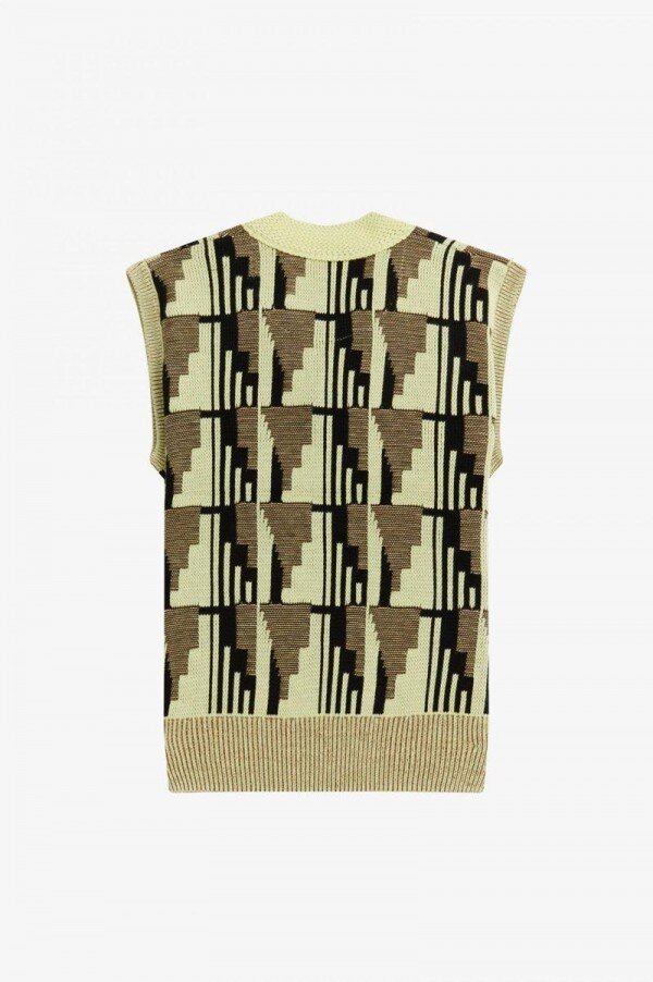 Jacquard Knitted Tank Knitwear Jacquard Knitted Tank Knitwear