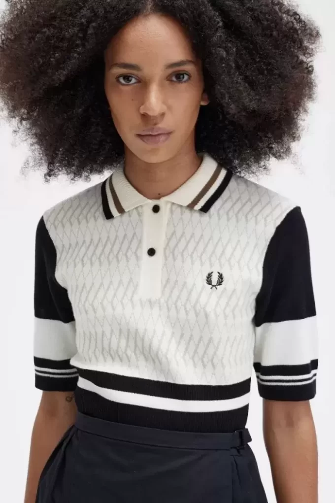 Jacquard Knitted Women’s Shirt Jacquard Knitted Women’s Shirt
