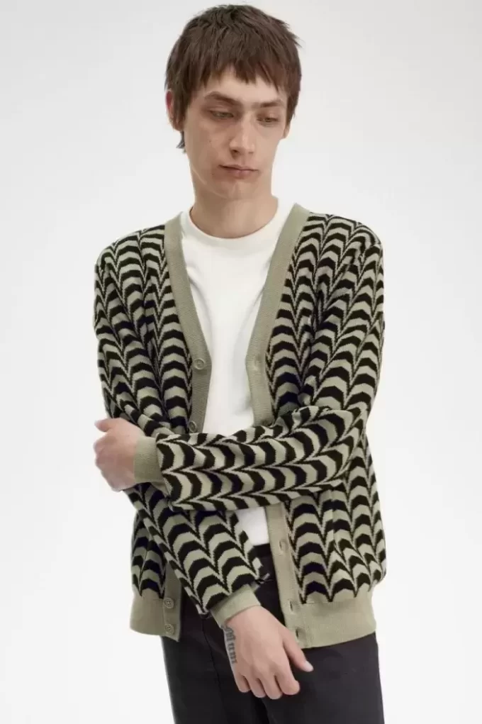 Jacquard Men’s Cardigan Jacquard Men’s Cardigan