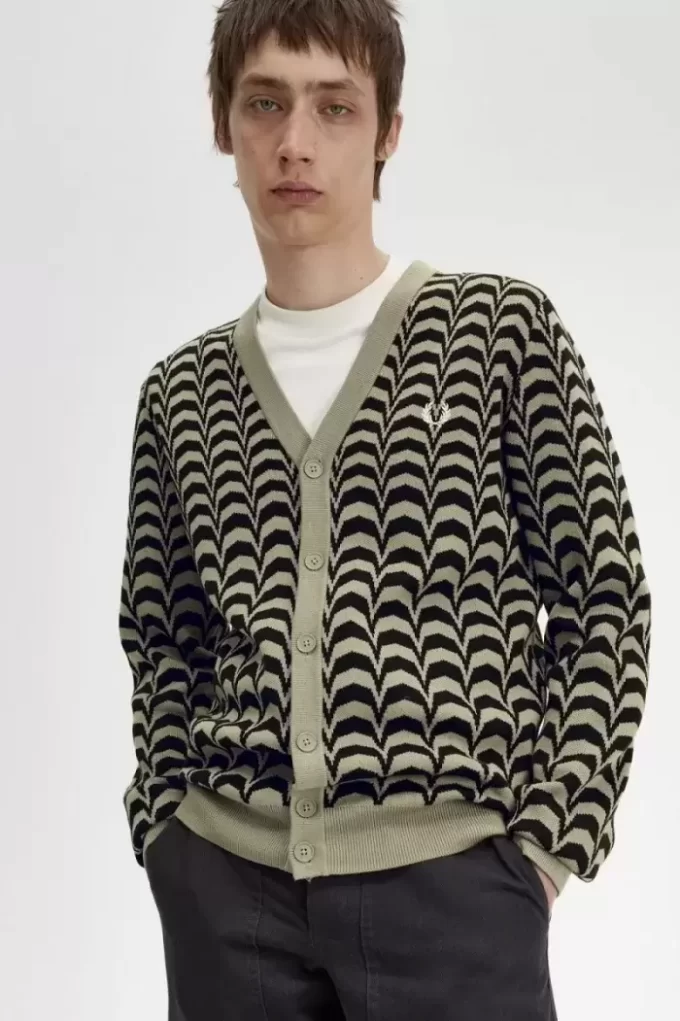 Jacquard Men’s Cardigan Jacquard Men’s Cardigan