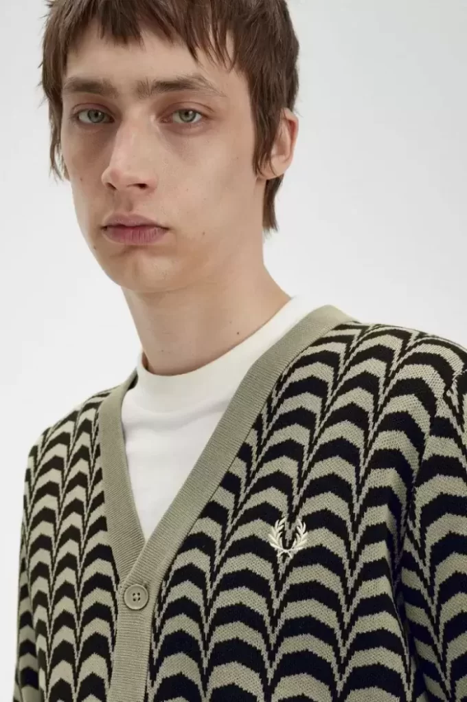 Jacquard Men’s Cardigan Jacquard Men’s Cardigan