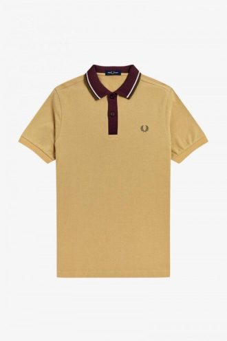 Knitted Collar Polo Shirts