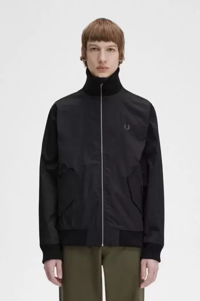 Knitted Rib Tennis Bomber Men’s Jackets Knitted Rib Tennis Bomber Men’s Jackets