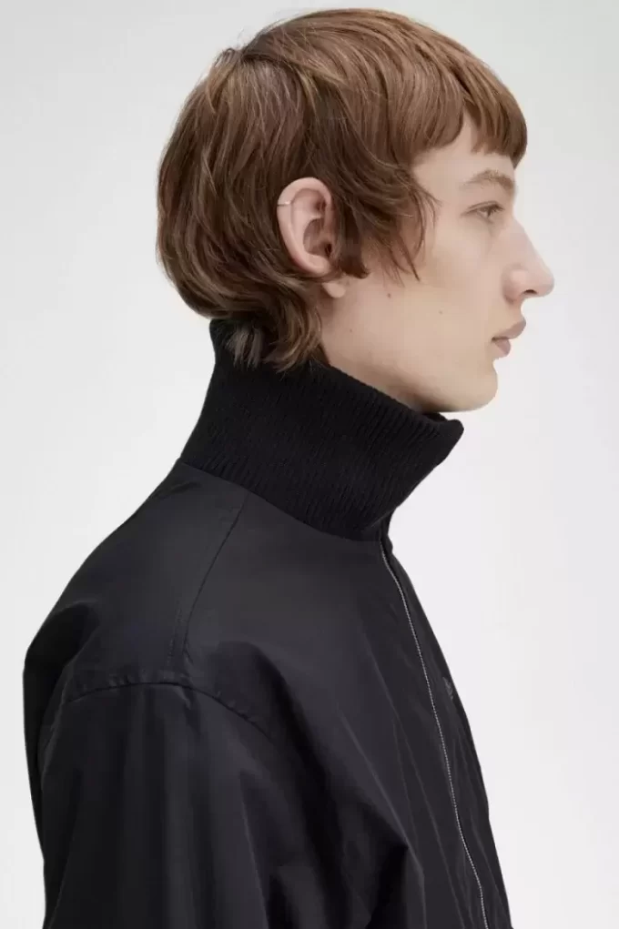 Knitted Rib Tennis Bomber Men’s Jackets Knitted Rib Tennis Bomber Men’s Jackets