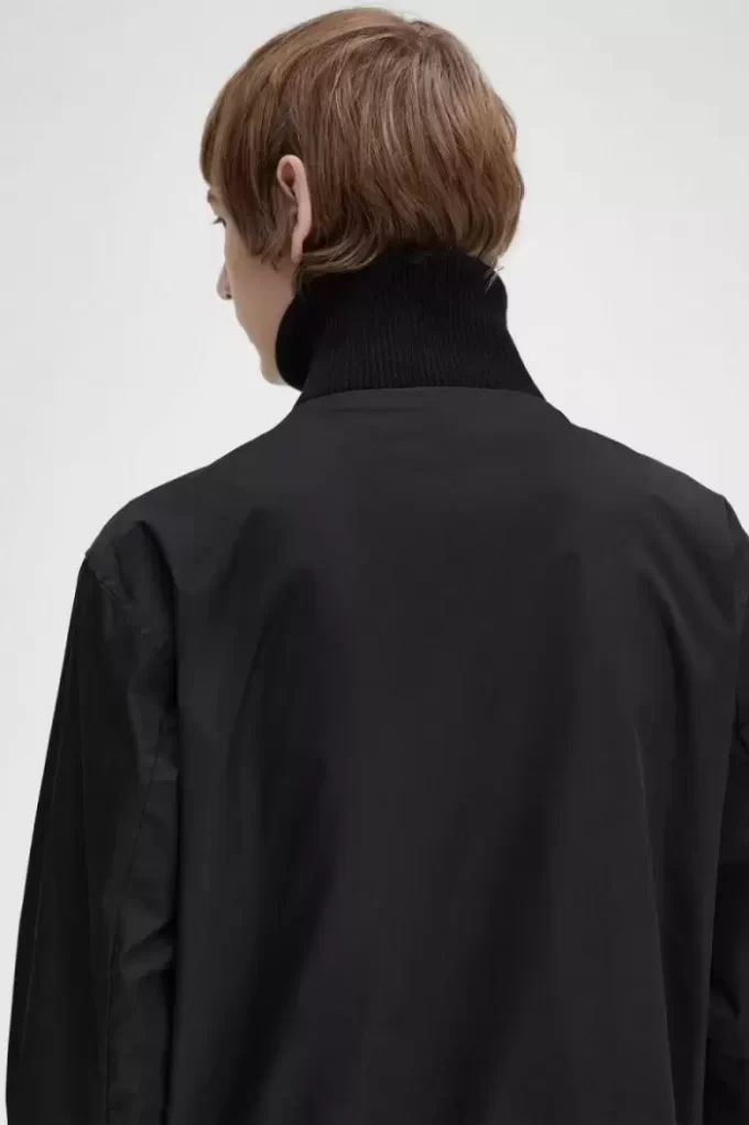 Knitted Rib Tennis Bomber Men’s Jackets Knitted Rib Tennis Bomber Men’s Jackets