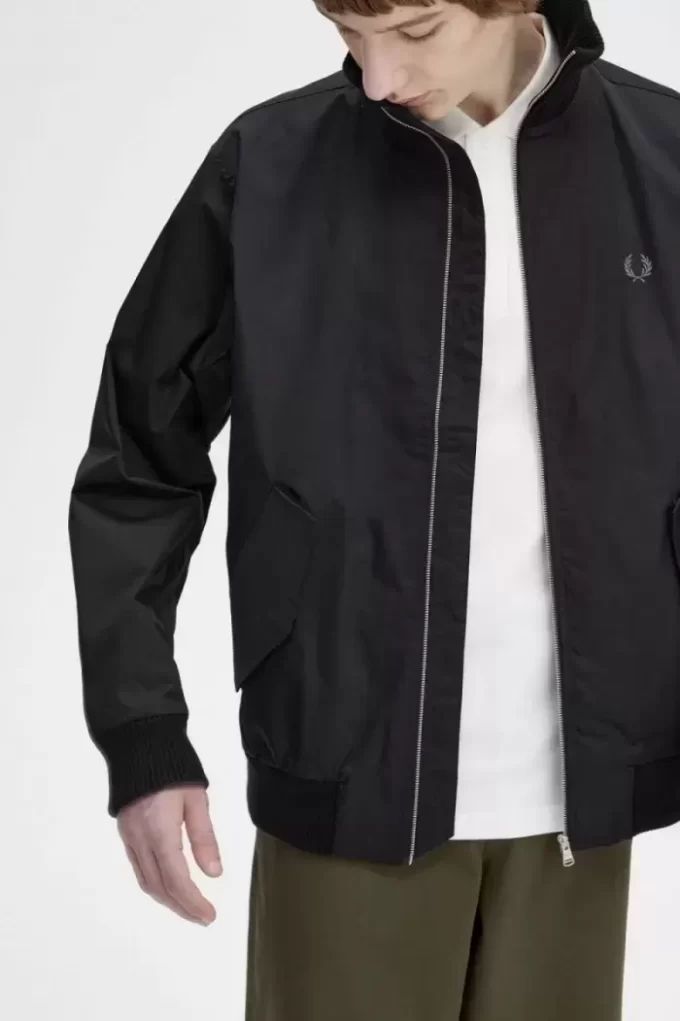 Knitted Rib Tennis Bomber Men’s Jackets Knitted Rib Tennis Bomber Men’s Jackets