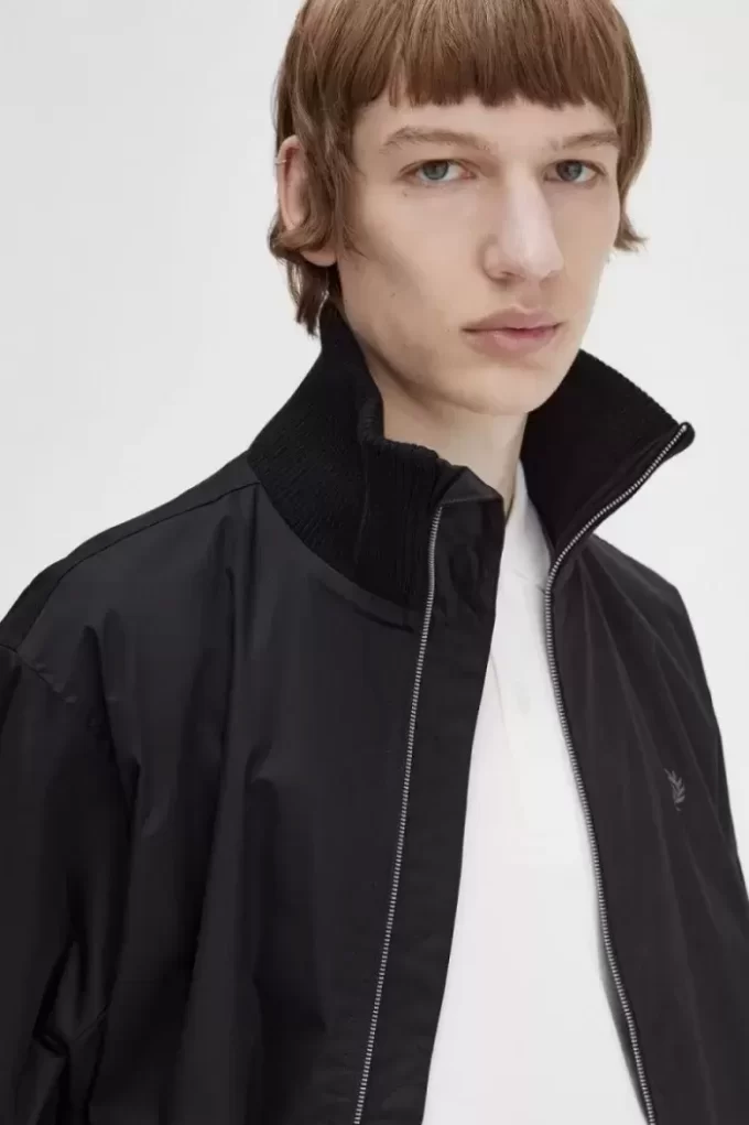 Knitted Rib Tennis Bomber Men’s Jackets Knitted Rib Tennis Bomber Men’s Jackets