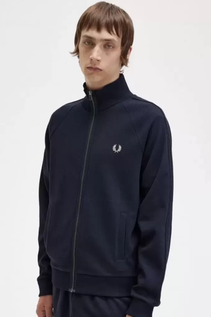 Knitted Tape Men’s Track Jackets Knitted Tape Men’s Track Jackets