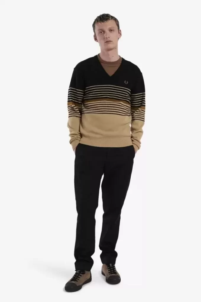 Lambswool Striped Men’s Jumper Lambswool Striped Men’s Jumper