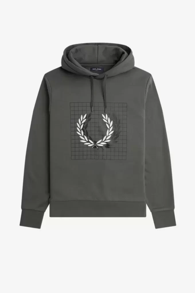 Laurel Wreath Grid Hooded Men’s Sweatshirts Laurel Wreath Grid Hooded Men’s Sweatshirts