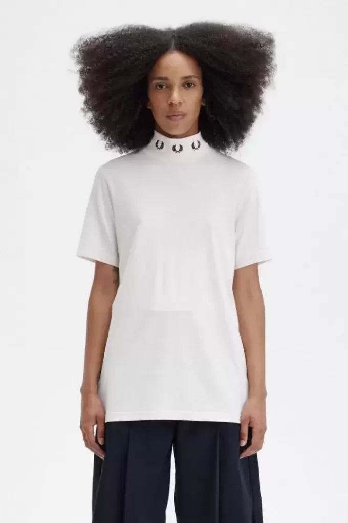 Laurel Wreath High Neck Women’s T-Shirt