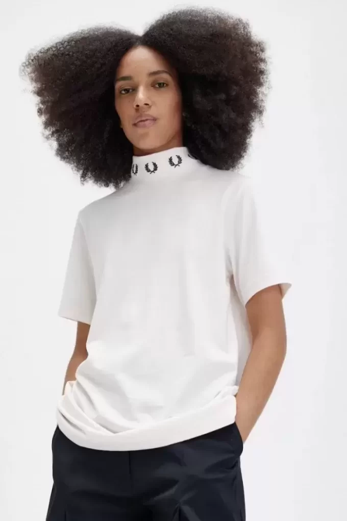 Laurel Wreath High Neck Women’s T-Shirt
