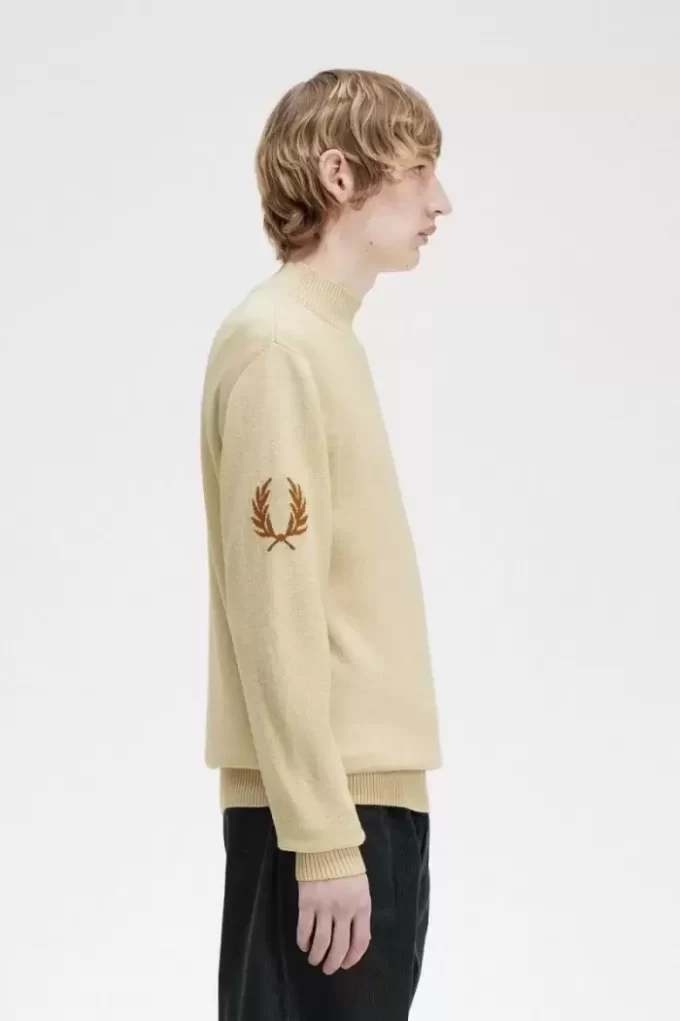 Laurel Wreath Mock Neck Men’s Jumper Laurel Wreath Mock Neck Men’s Jumper