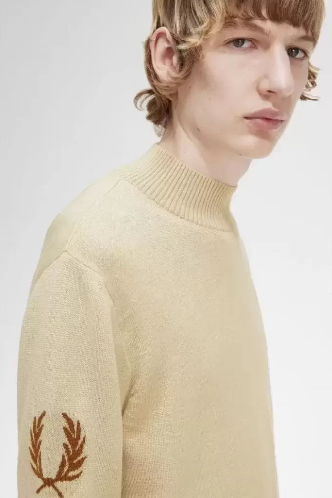 Laurel Wreath Mock Neck Men’s Jumper Laurel Wreath Mock Neck Men’s Jumper