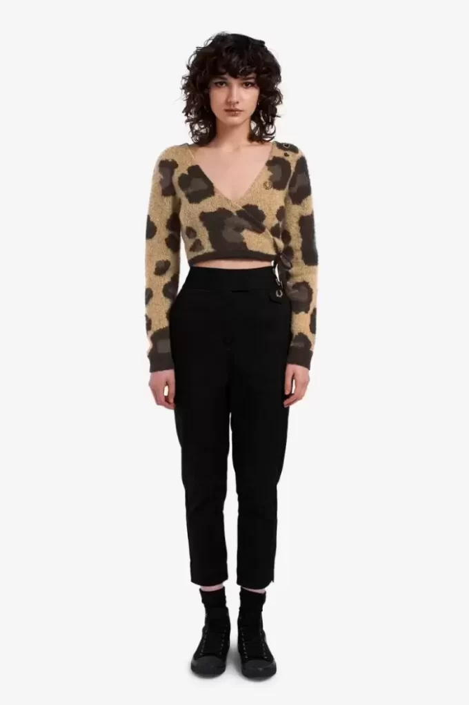 Leopard Wrap Women’s Cardigan
