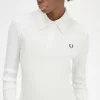 Long Sleeve Ribbed Women’s Polo Shirt