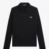Long Sleeve Ribbed Women’s Polo Shirt