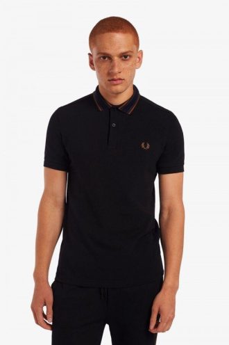 Medal Stripe Polo Shirts