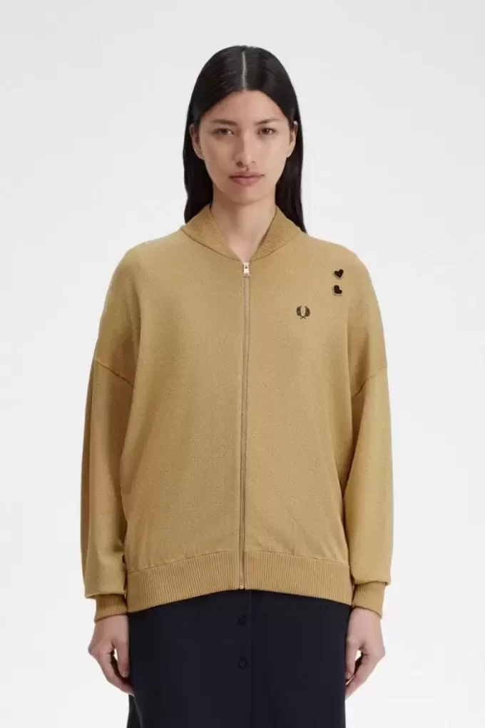 Metallic Knitted Bomber Women’s Jackets 1964 Metallic Knitted Bomber Women’s Jackets 1964