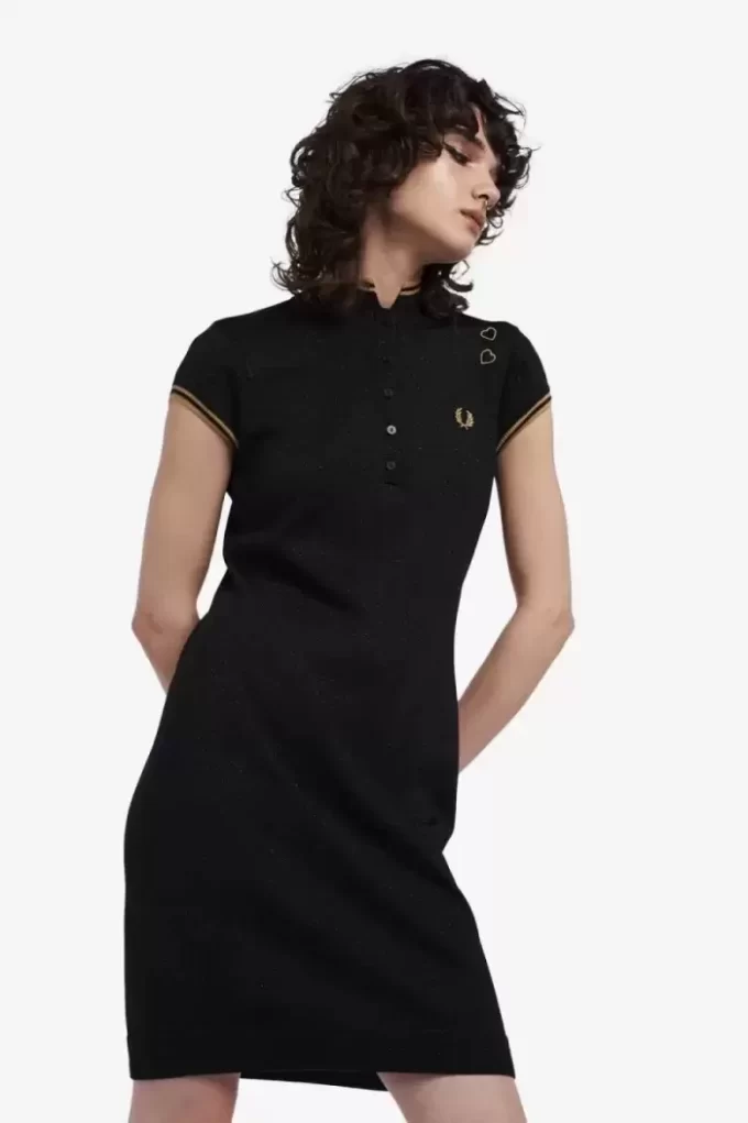Metallic Knitted Women’s Dress