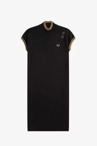 Metallic Knitted Women’s Dress