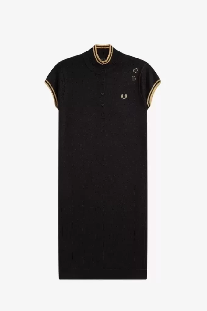 Metallic Knitted Women’s Dress