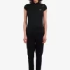 Metallic Knitted Women’s Polo Shirt