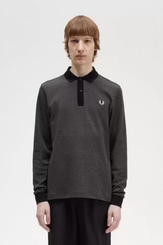 Micro Chequerboard Men’s Polo Shirt