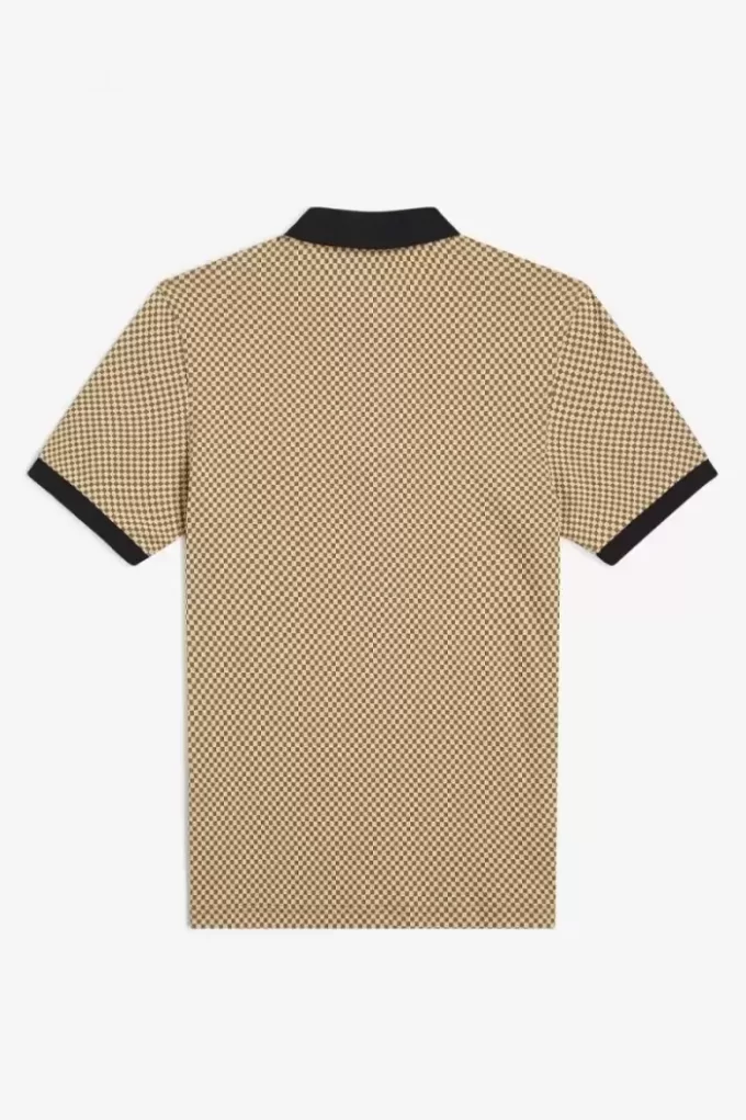 Micro Chequerboard Men’s Polo Shirt Micro Chequerboard Men’s Polo Shirt