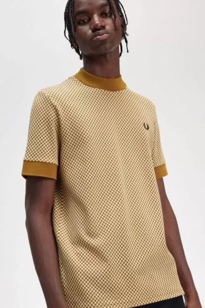 Micro Chequerboard Men’s T-Shirt