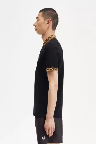 Noongoons Leopard Print Men’s Polo Shirt
