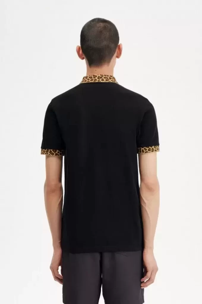 Noongoons Leopard Print Men’s Polo Shirt Noongoons Leopard Print Men’s Polo Shirt