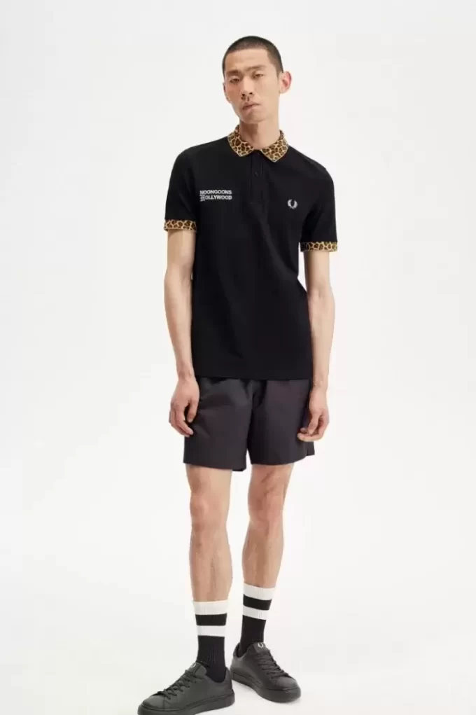 Noongoons Leopard Print Men’s Polo Shirt Noongoons Leopard Print Men’s Polo Shirt