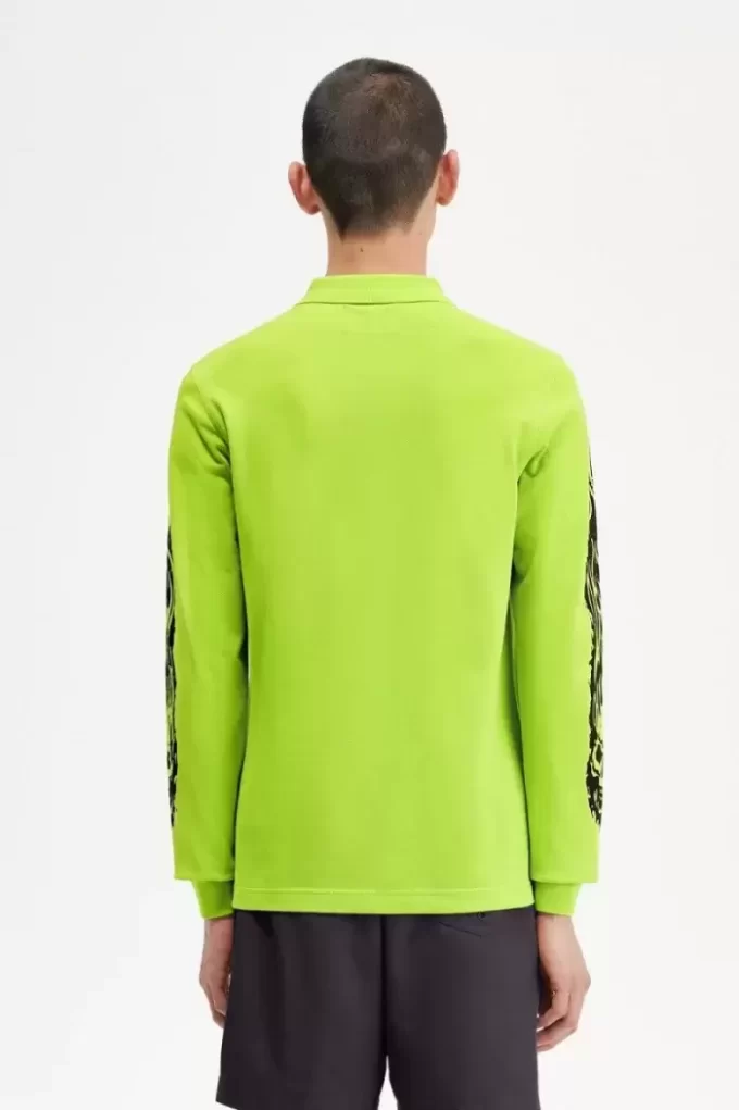 Noongoons Long Sleeve Graphic Men’s Polo Shirt Noongoons Long Sleeve Graphic Men’s Polo Shirt