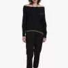Off-The-Shoulder Knitted Women’s T-Shirt
