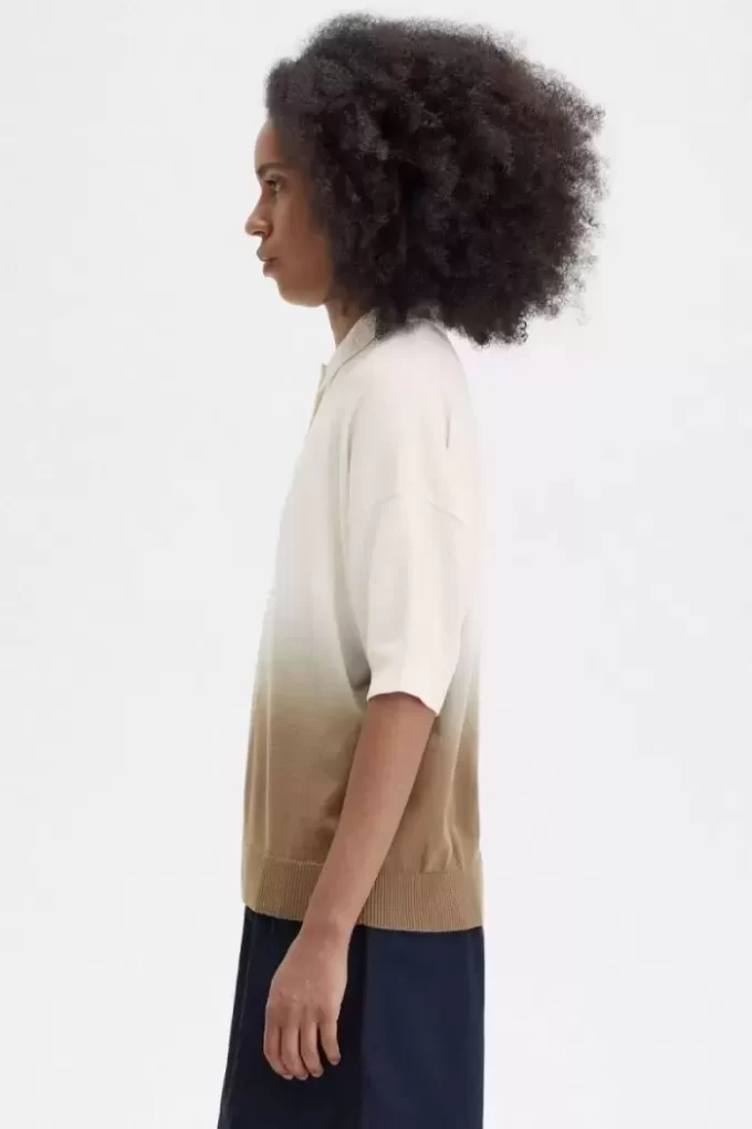 Ombre Knitted Women’s Shirt Ombre Knitted Women’s Shirt