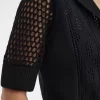 Open-Knit Button-Through Women’s Shirt Open-Knit Button-Through Women’s Shirt