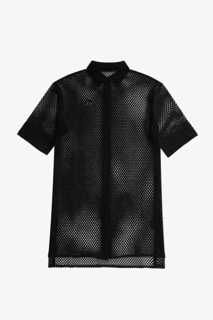 Open-Knit Shirt Women’s Dress
