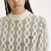 Open-Knit Short Sleeve Women’s Jumper