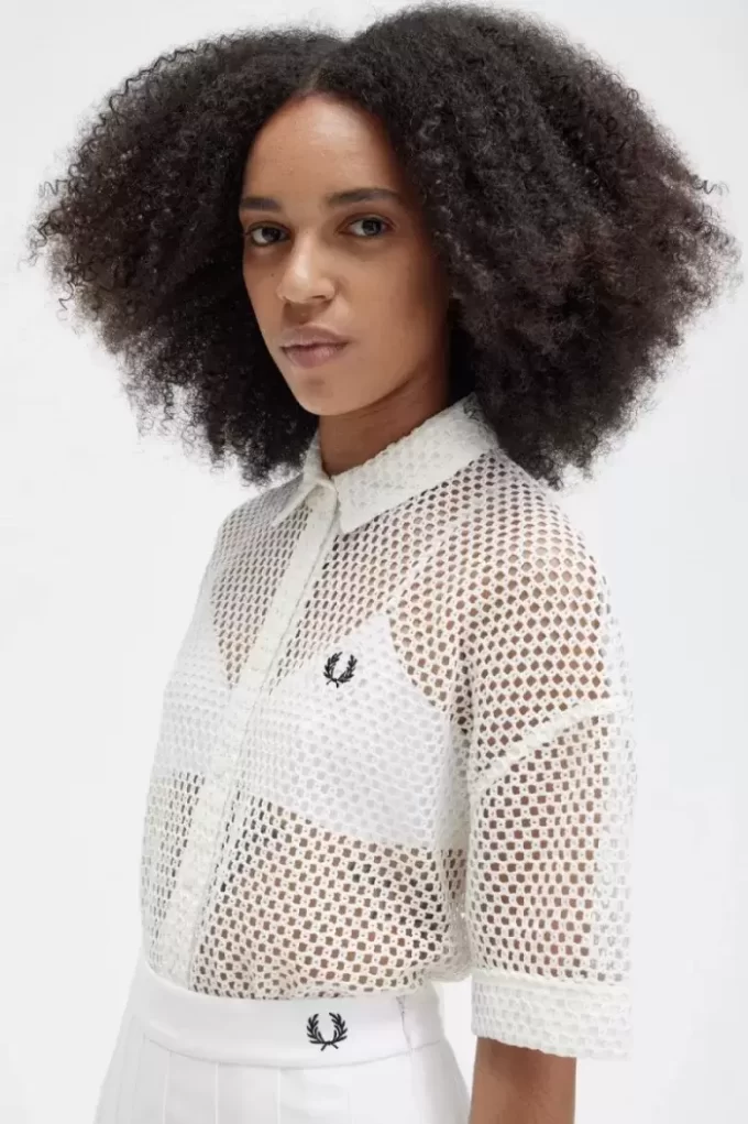 Open-Knit Women’s Shirt Open-Knit Women’s Shirt