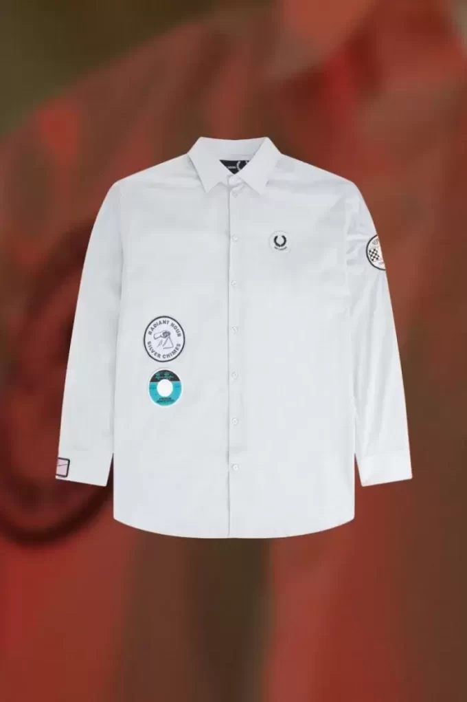Oversized Patch Detail Men’s Shirt Oversized Patch Detail Men’s Shirt