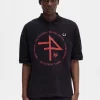 Oversized Printed Men’s Polo Shirt Oversized Printed Men’s Polo Shirt