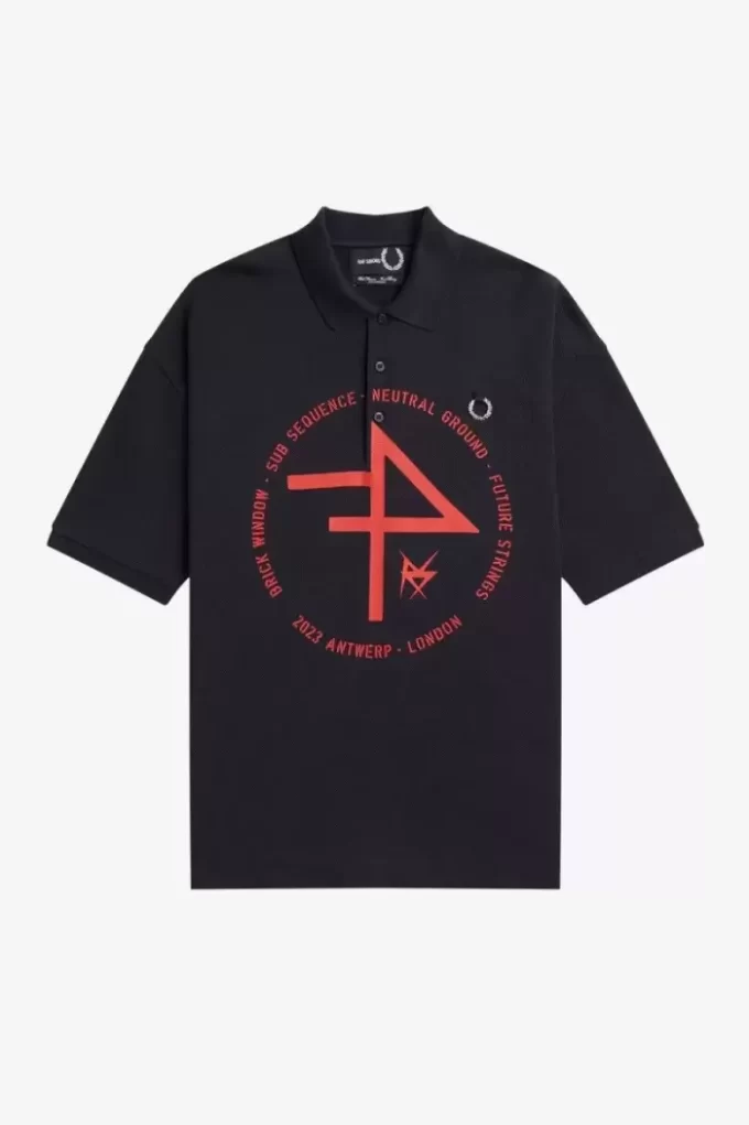 Oversized Printed Men’s Polo Shirt Oversized Printed Men’s Polo Shirt