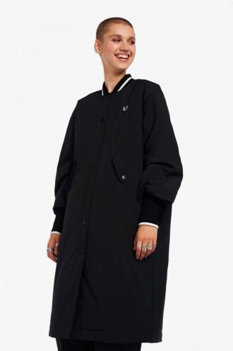 Padded Longline Bomber Jackets