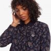 Paisley Print Shirt Dress
