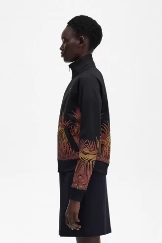 Palm Print Track Women’s Jackets