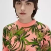 Palm Print Women’s Jumper