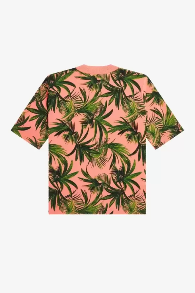 Palm Print Women’s Jumper