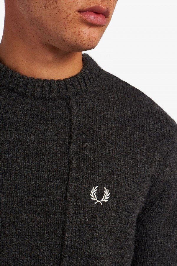 Panelled British Wool Jumper Knitwear Panelled British Wool Jumper Knitwear
